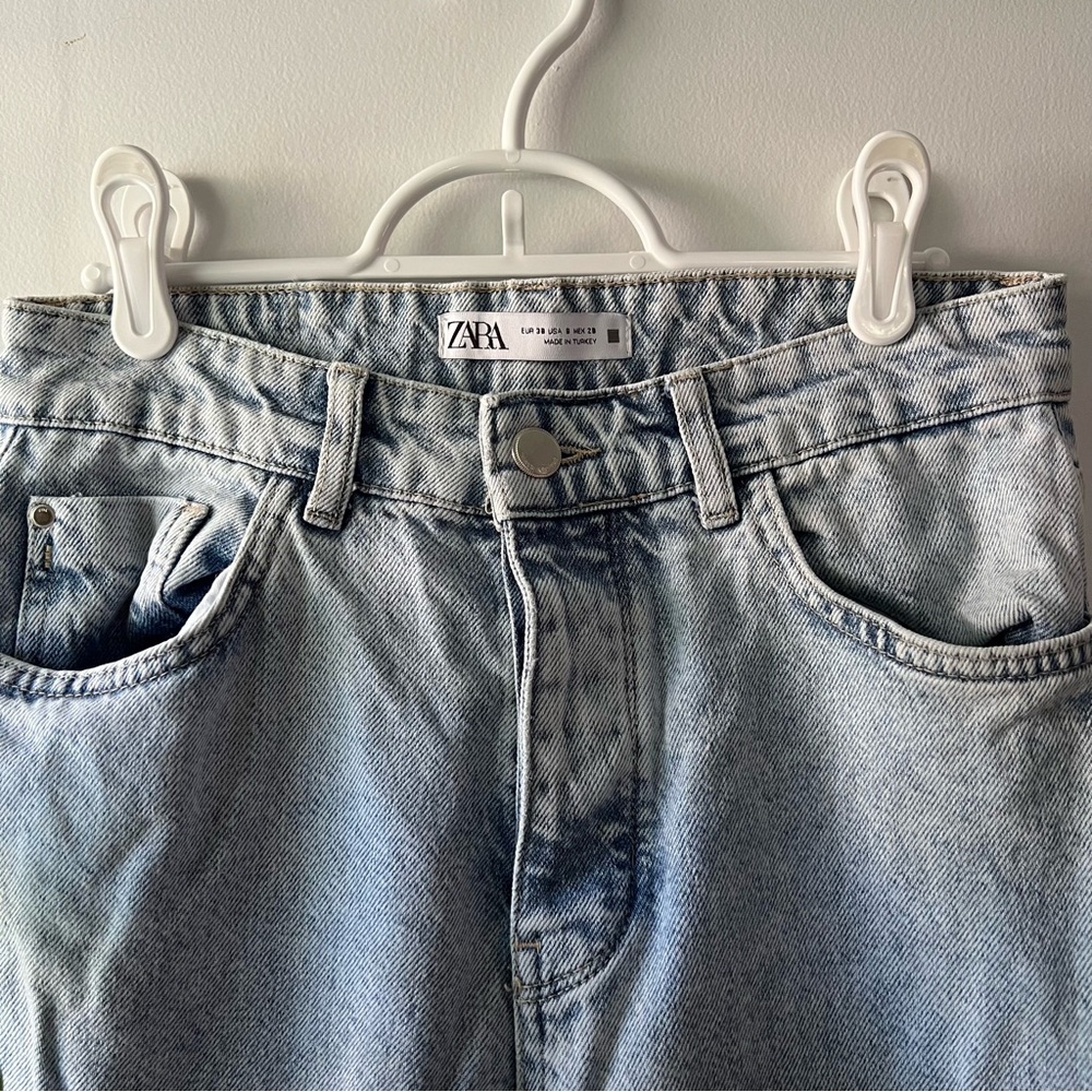 Zara High Waisted Straight Leg - Picture 4 of 6